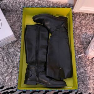 Tory Burch Black Riding Boots